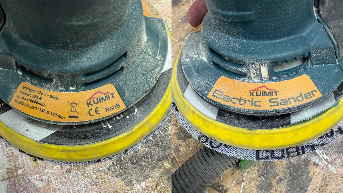 KUIMIT Brushless 4000–10000 RPM Orbital Sander (WSDMJ)